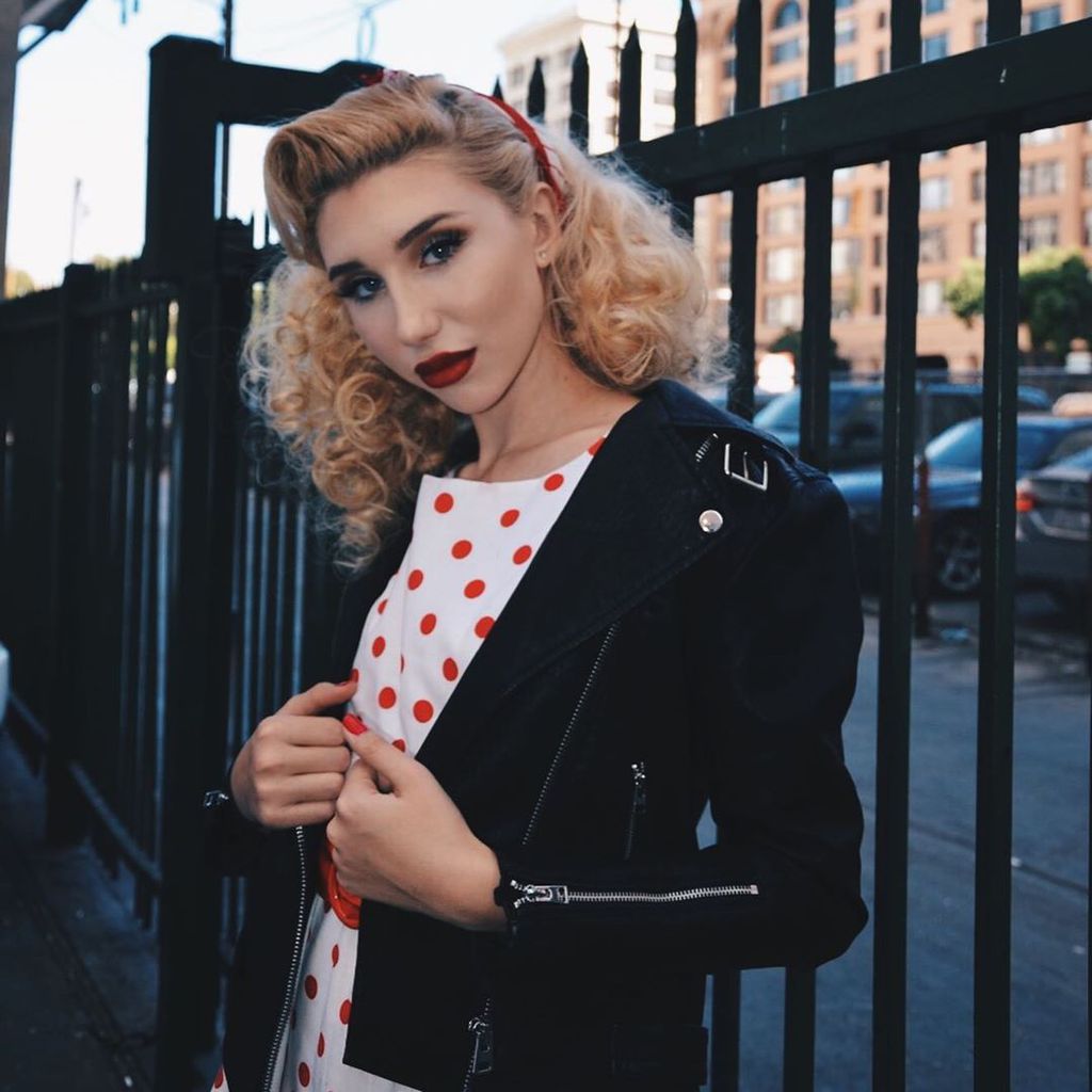 Tamara am Set von "Germany's next Topmodel" 2020