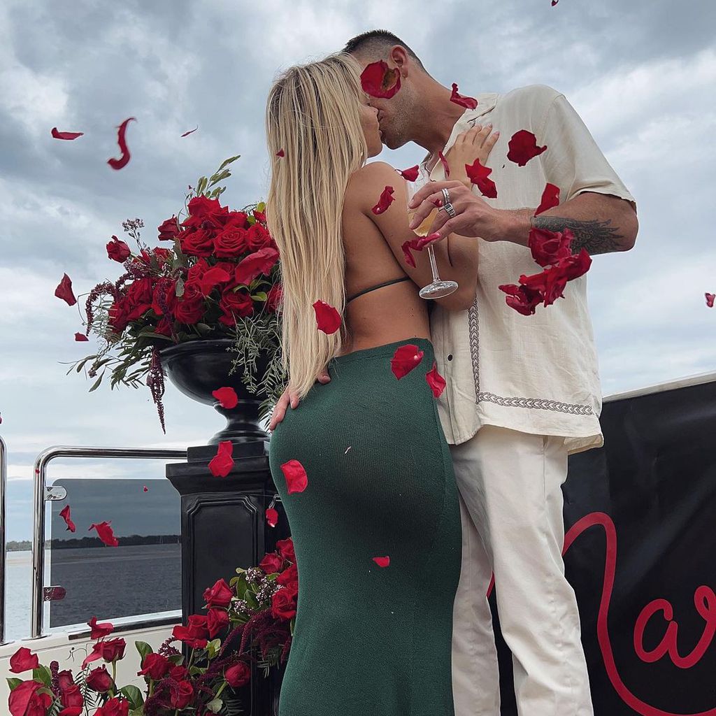 Tammy Hembrow und Matt Poole bei ihrer Verlobung im November 2021