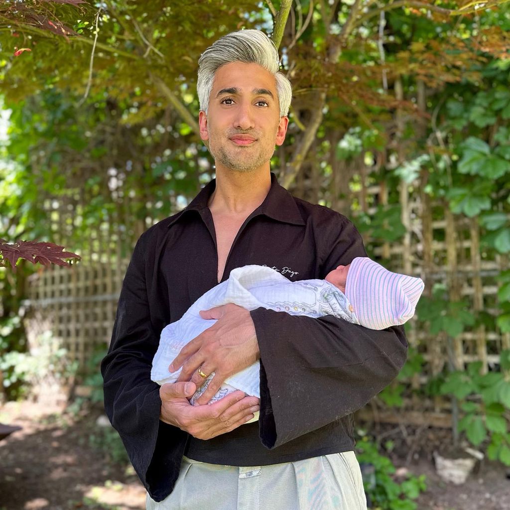 Tan France und sein Baby im Mai 2023