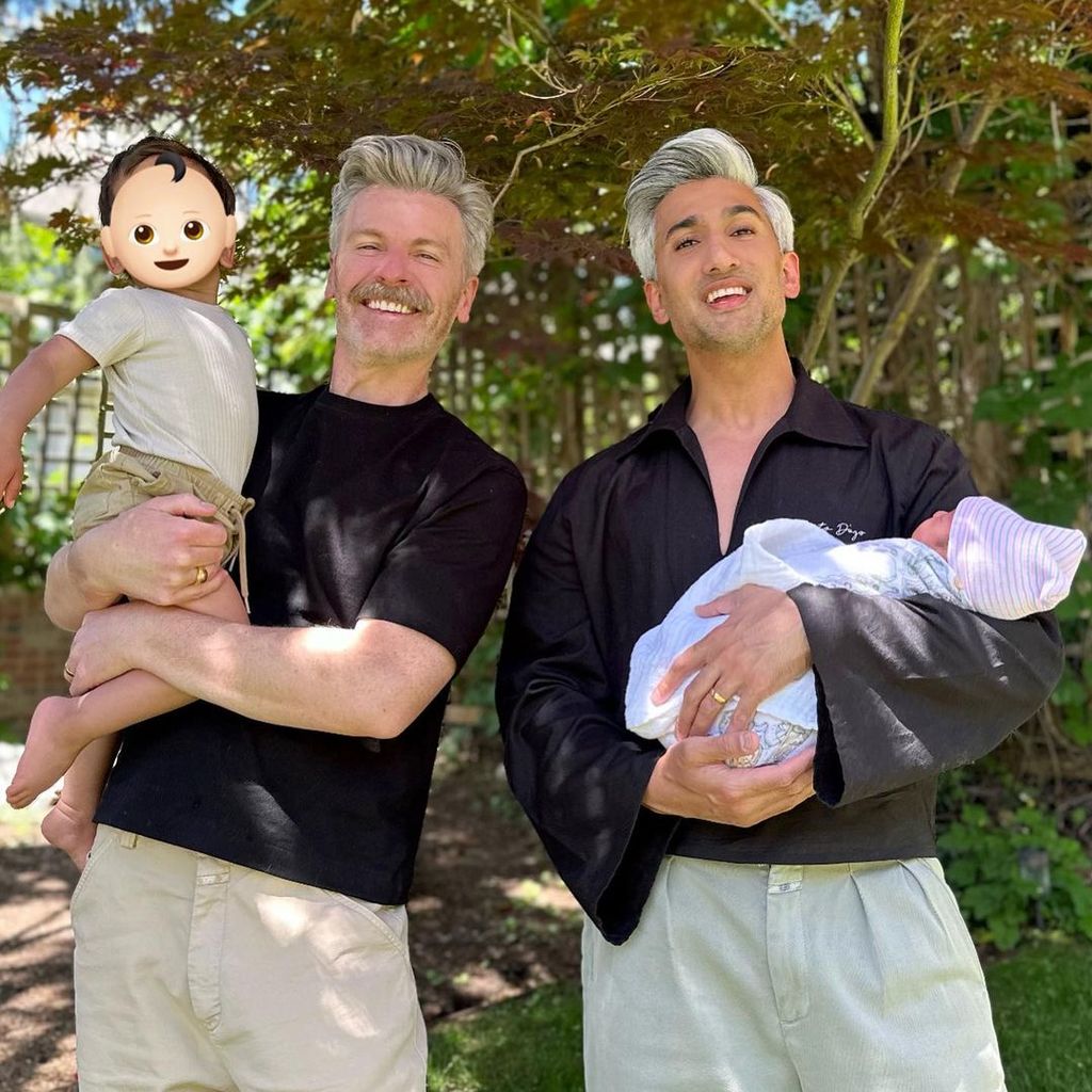 Tan und Rob France mit ihren beiden Söhnen
