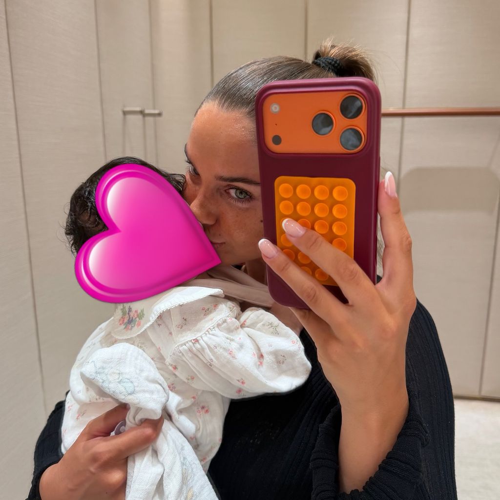 Tanja Makarić mit Tochter Malou, März 2026