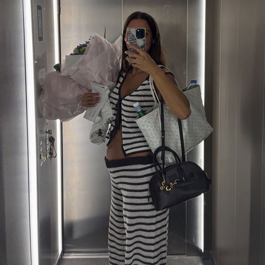 Tanja Makarić zeigt ihren Babybauch, August 2025