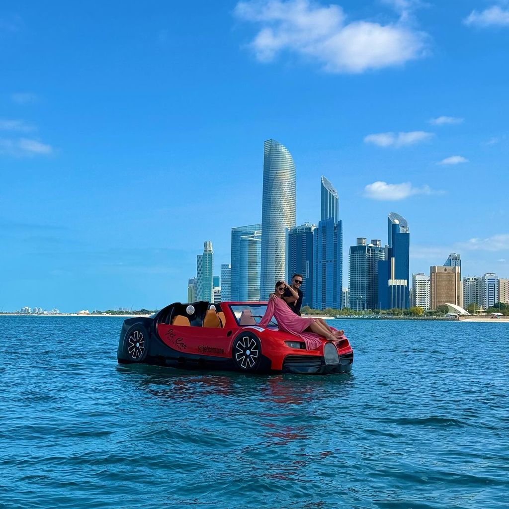 Tanja Makarić und Julian Claßen in Abu Dhabi