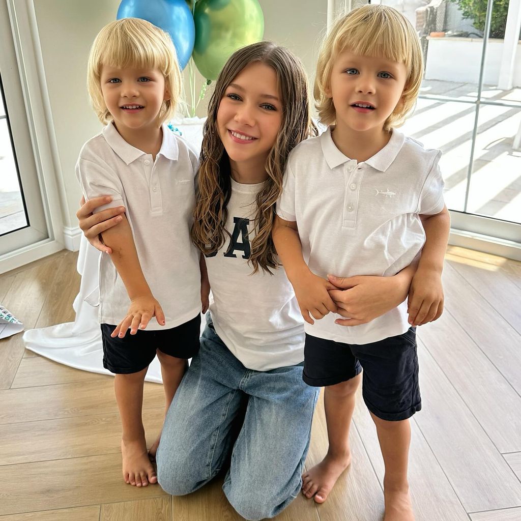 Tanja Szewczenkos Kinder im April 2024