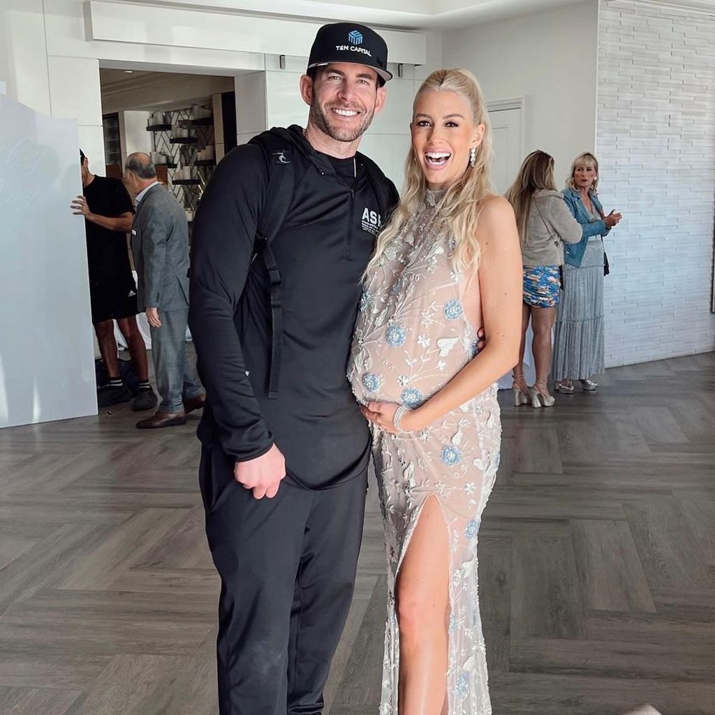 Tarek El Moussa und seine schwangere Frau Heather Rae Young feierten Thangsgiving im November 2022