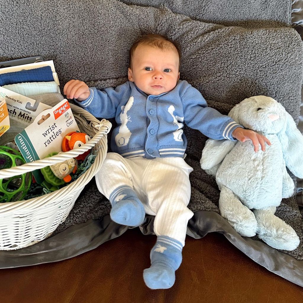 Tarek El Moussas und Heather Rae Youngs Sohn Tristan im April 2023