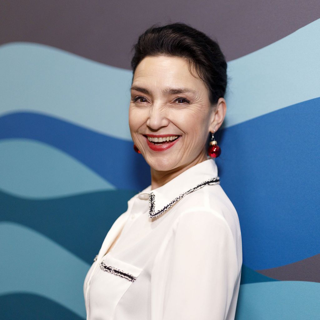 Tatjana Clasing am Set von "Alles was zählt"