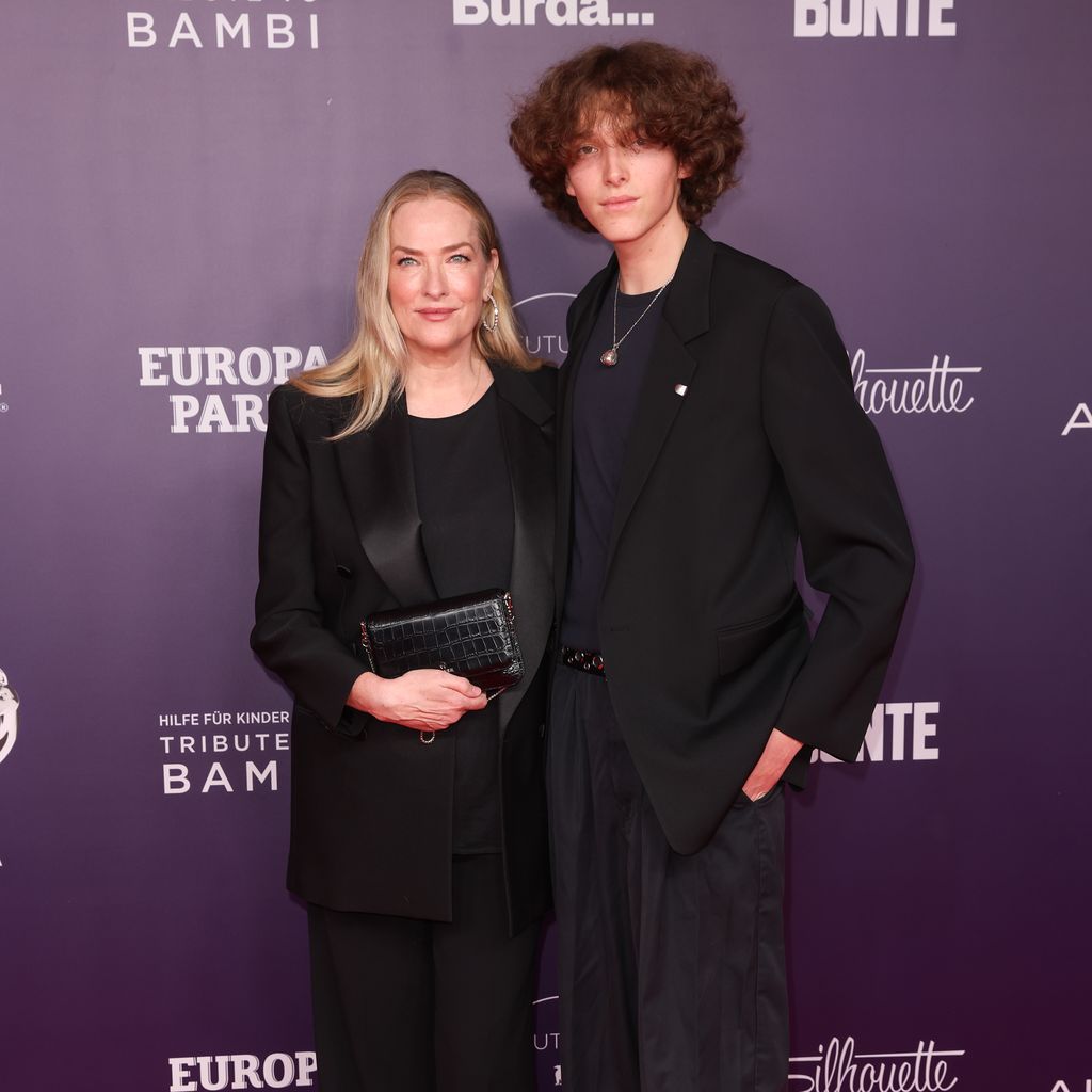 Tatjana Patitz und ihr Sohn Jonah im Oktober 2022