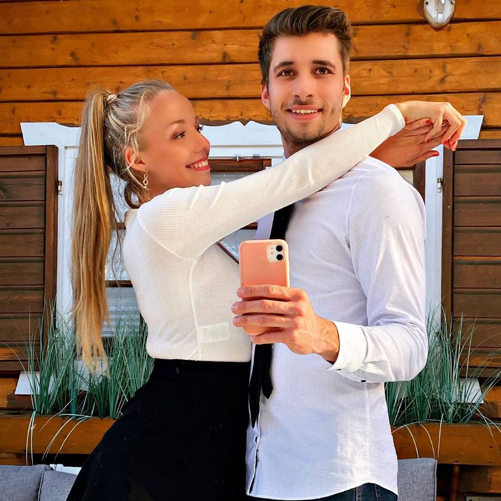 Tayisiya Morderger und ihr Freund im April 2020