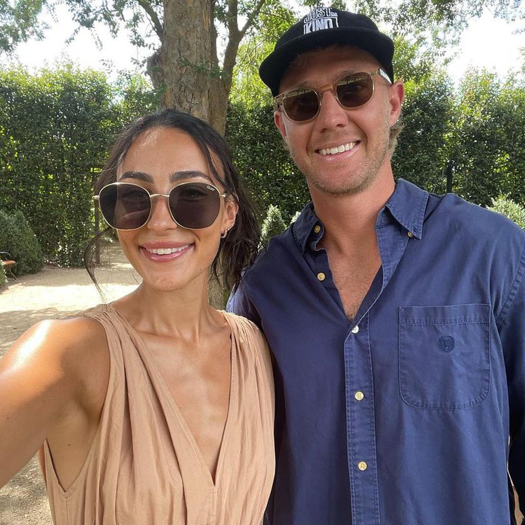 Tayla Damir und Nathan Broad im April 2021