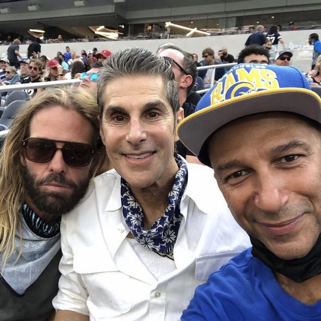 Tom Morellos Twitter-Post mit Taylor Hawkins