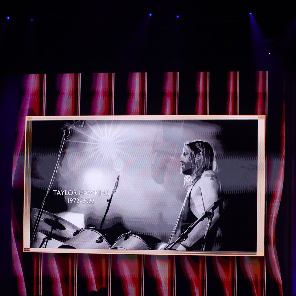 Einspieler von Taylor Hawkins bei den Grammy Awards 2022