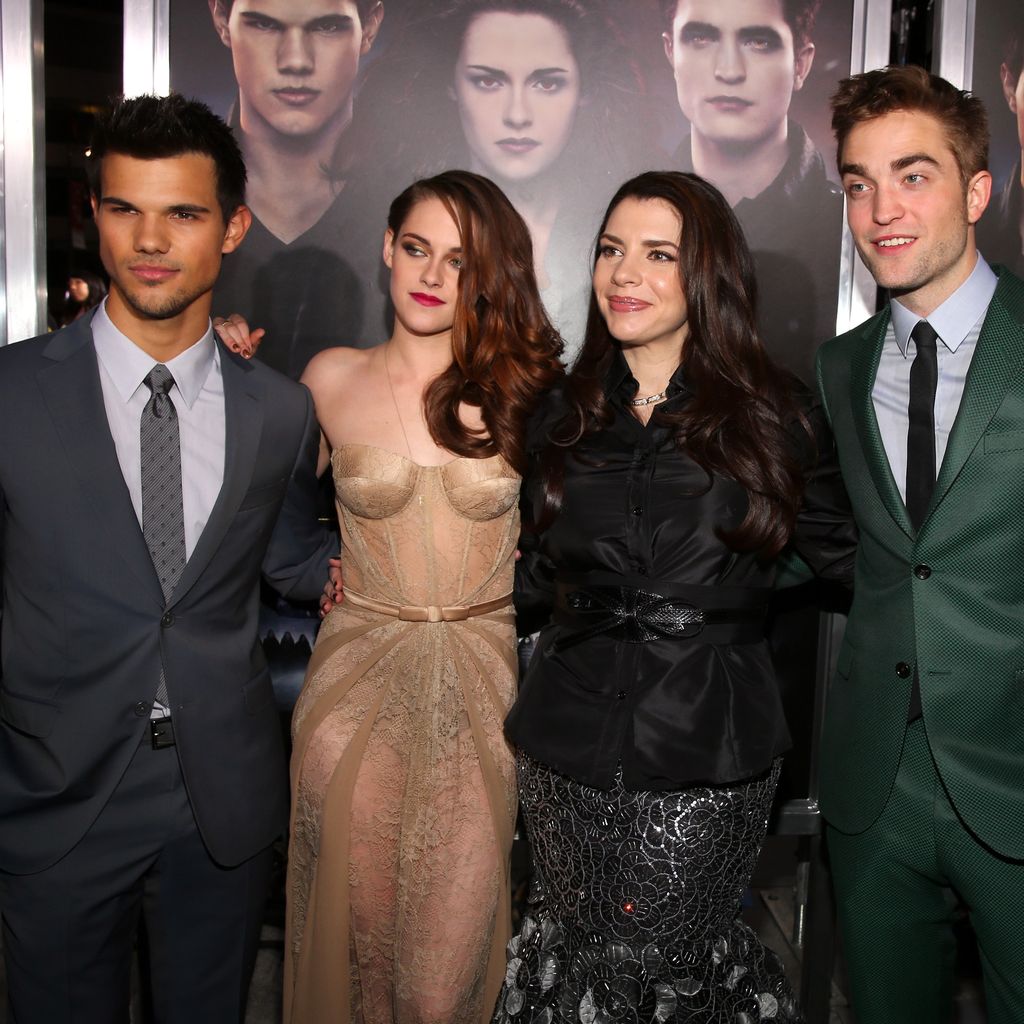 Taylor Lautner, Kristen Stewart, Stephenie Meyer und Robert Pattinson
