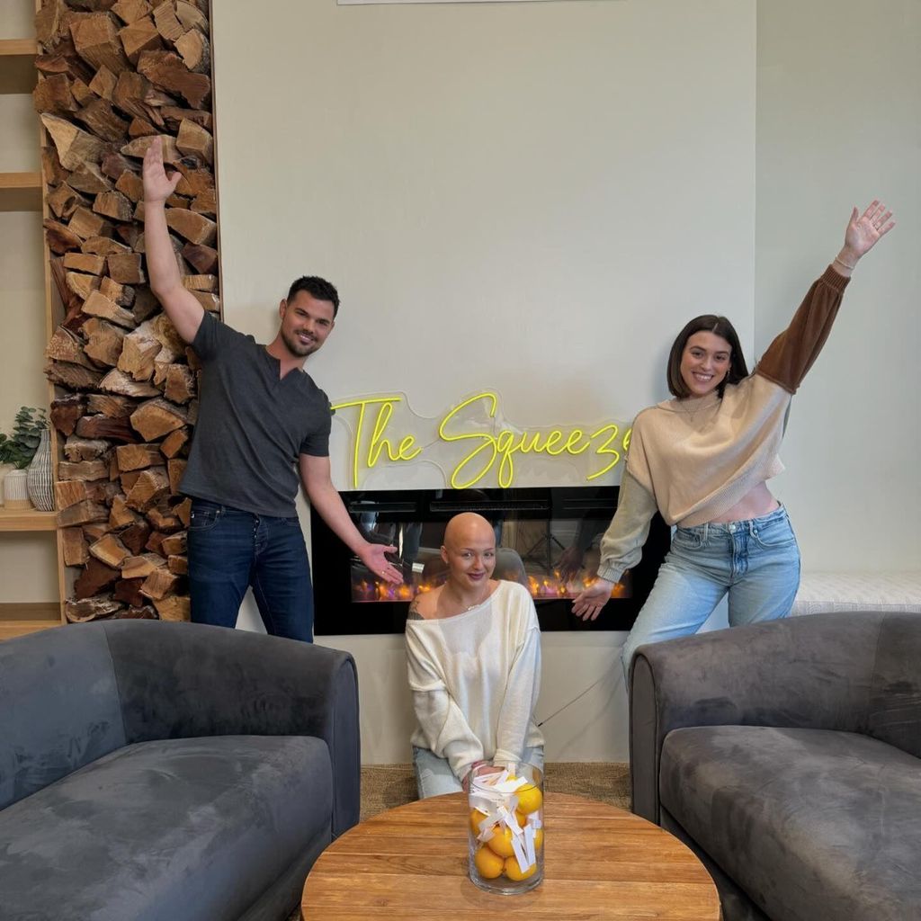 Schauspieler Taylor Lautner, Influencerin Madison Baloy und Tay Lautner