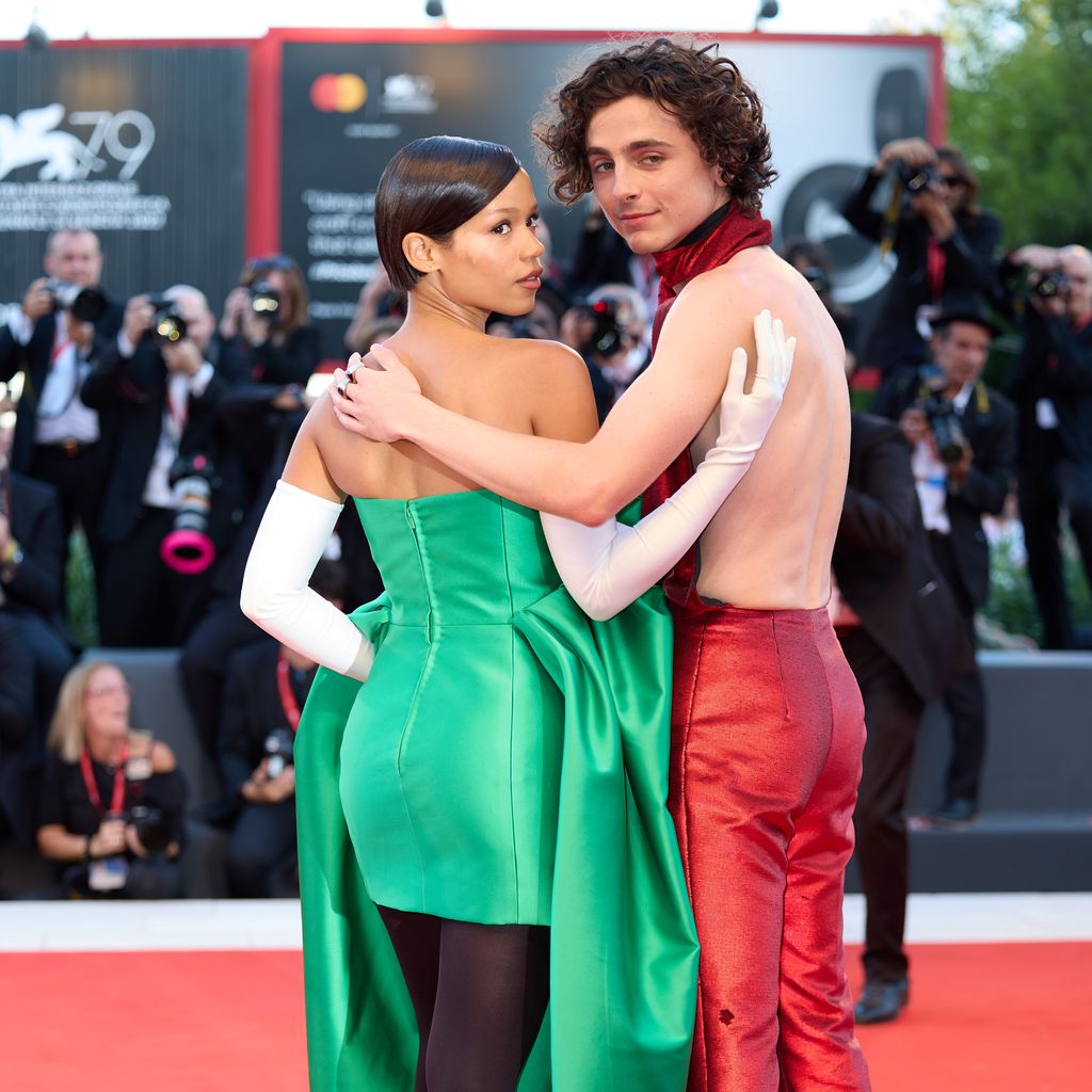 Taylor Russell und Timothée Chalamet im September in Venedig