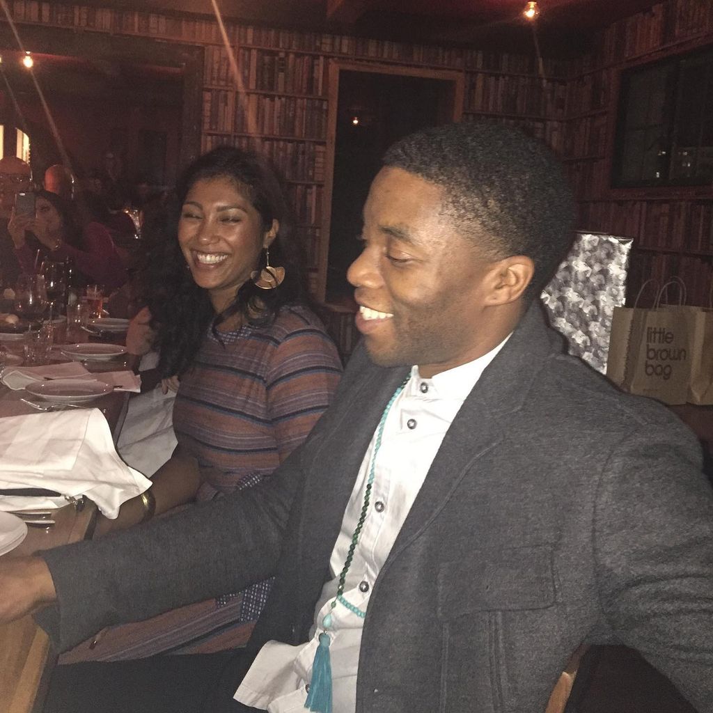 Taylor Simone Ledward und Chadwick Boseman