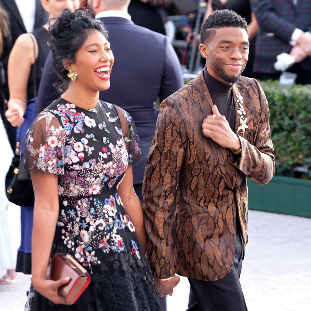 Taylor Simone Ledward und Chadwick Boseman 2019