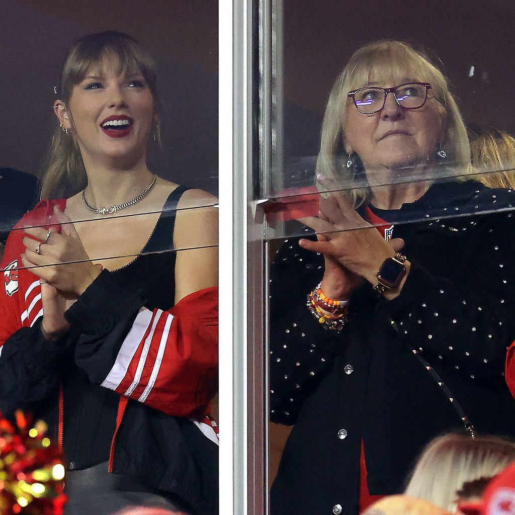 Taylor Swift mit Travis Kelces Mama Donna