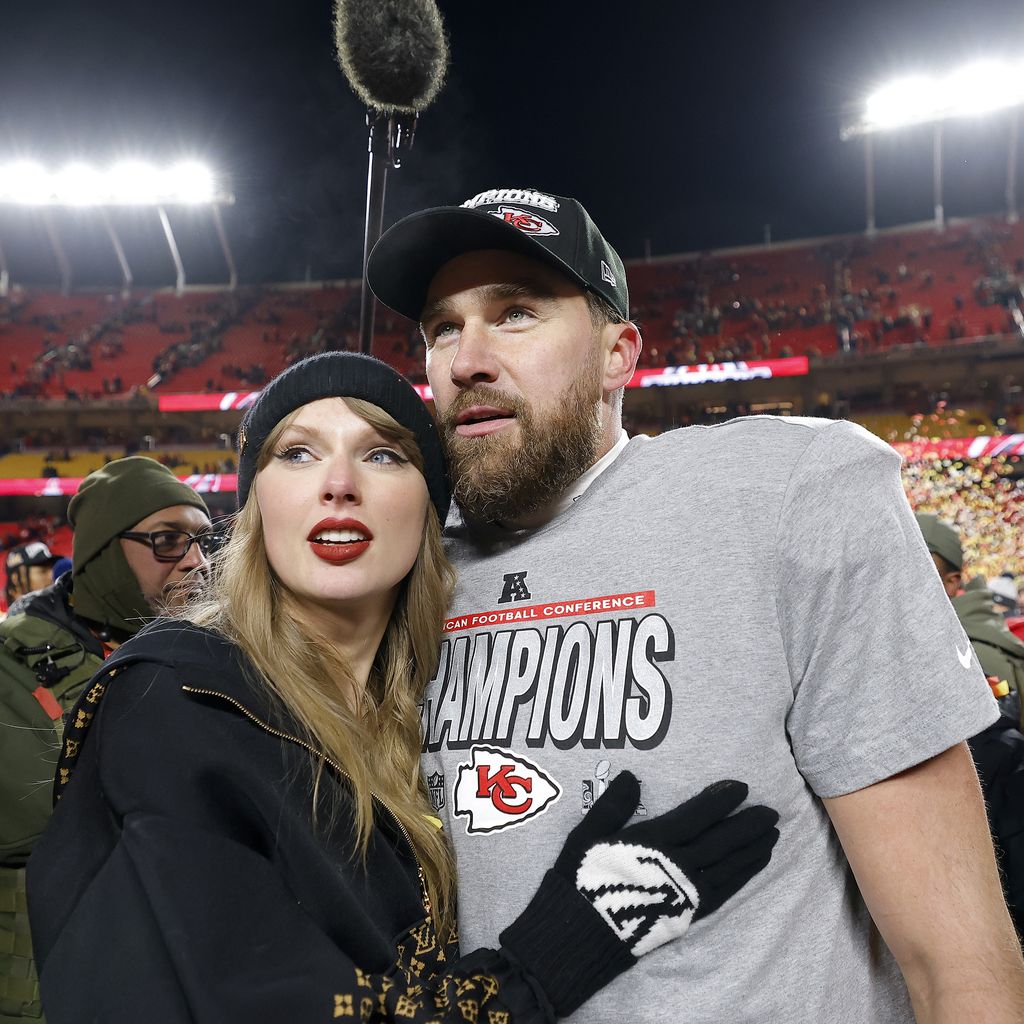 Taylor Swift und Travis Kelce, Januar 2025