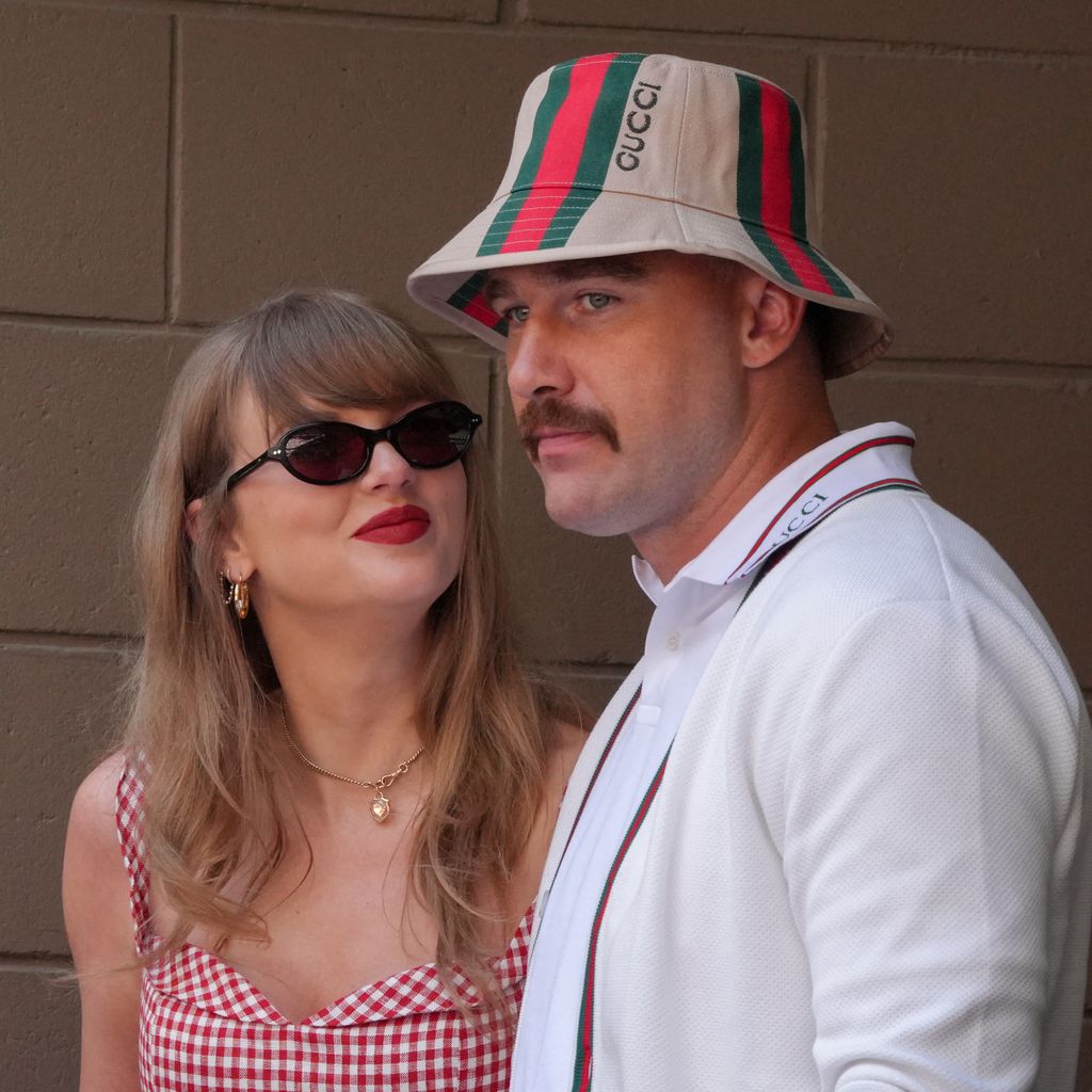Taylor Swift und Travis Kelce bei den US Open, September 2024