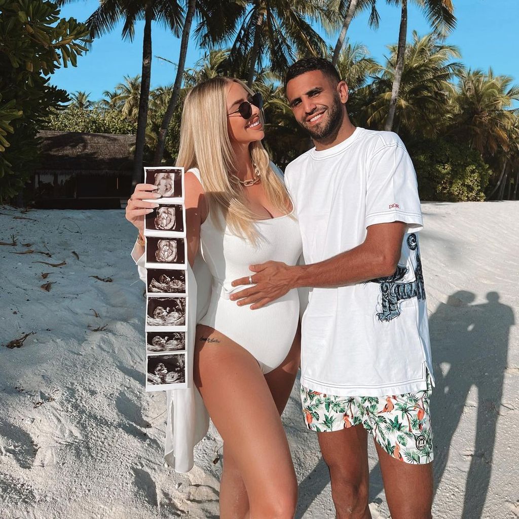 Taylor Ward mit ihrem Freund Riyad Mahrez im Februar 2022