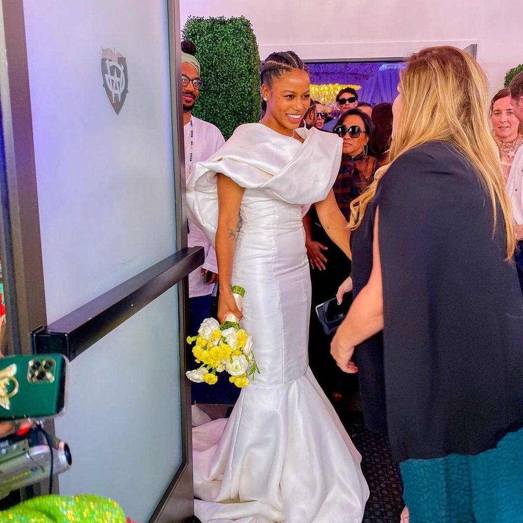 Taylour Paige bei ihrer Hochzeit