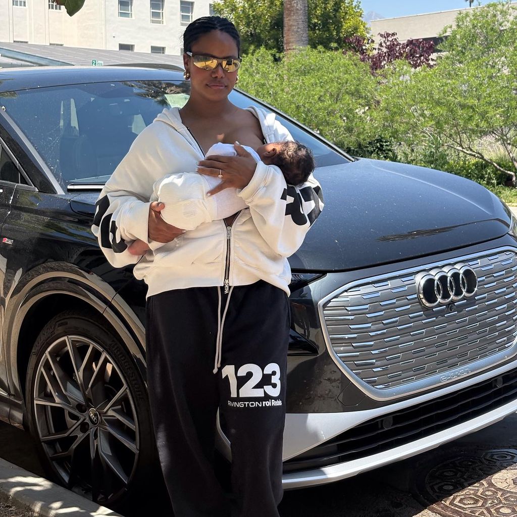 Taylour Paige und ihr Baby, Mai 2025