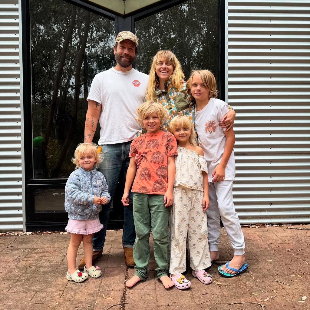 Teresa Palmer mit ihrer Familie