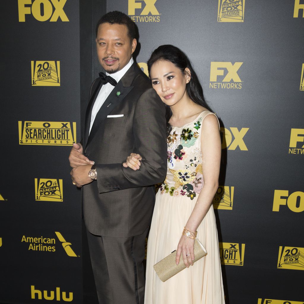Terrence Howard und Miranda Pak im Januar 2016