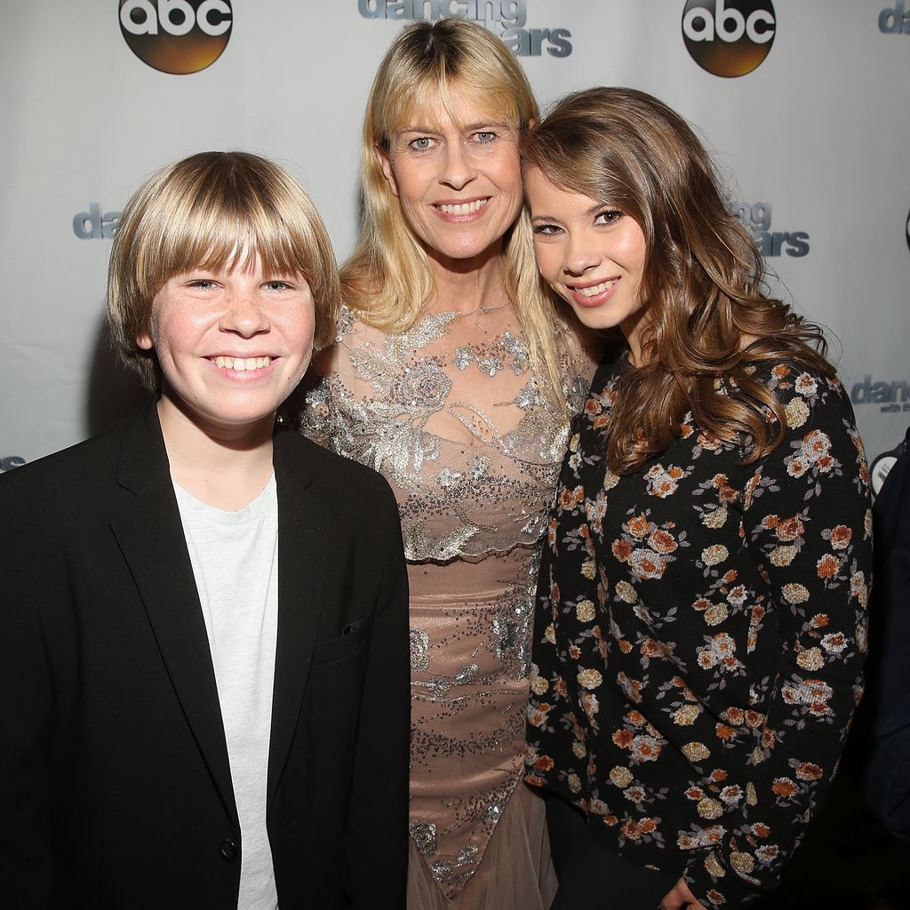 Terri Irwin mit ihren Kindern Bindi und Robert Clarence im Mai 2016