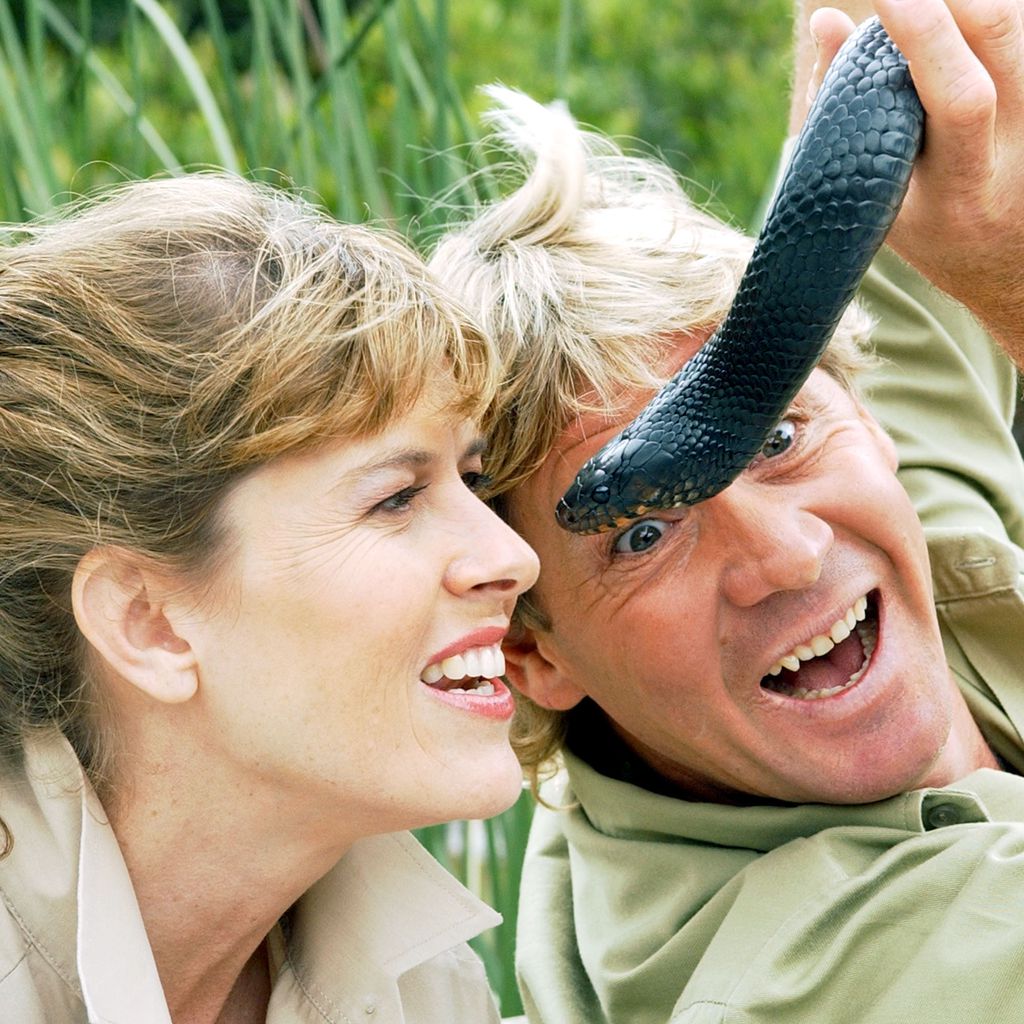 Terri und Steve Irwin im Zoo von San Francisco