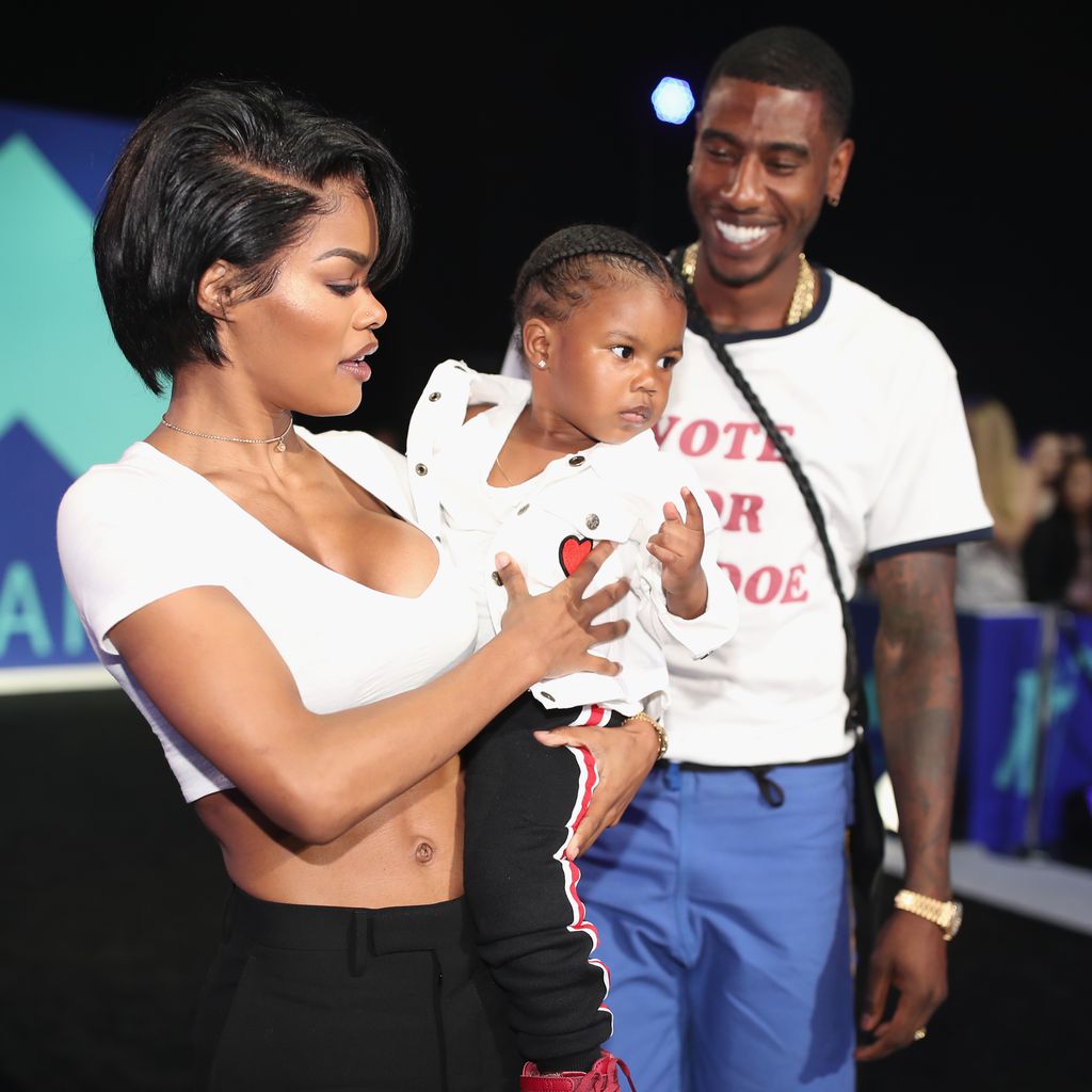 Teyana Taylor mit ihrer Tochter Iman Tayla und ihrem Mann Iman Shumpert
