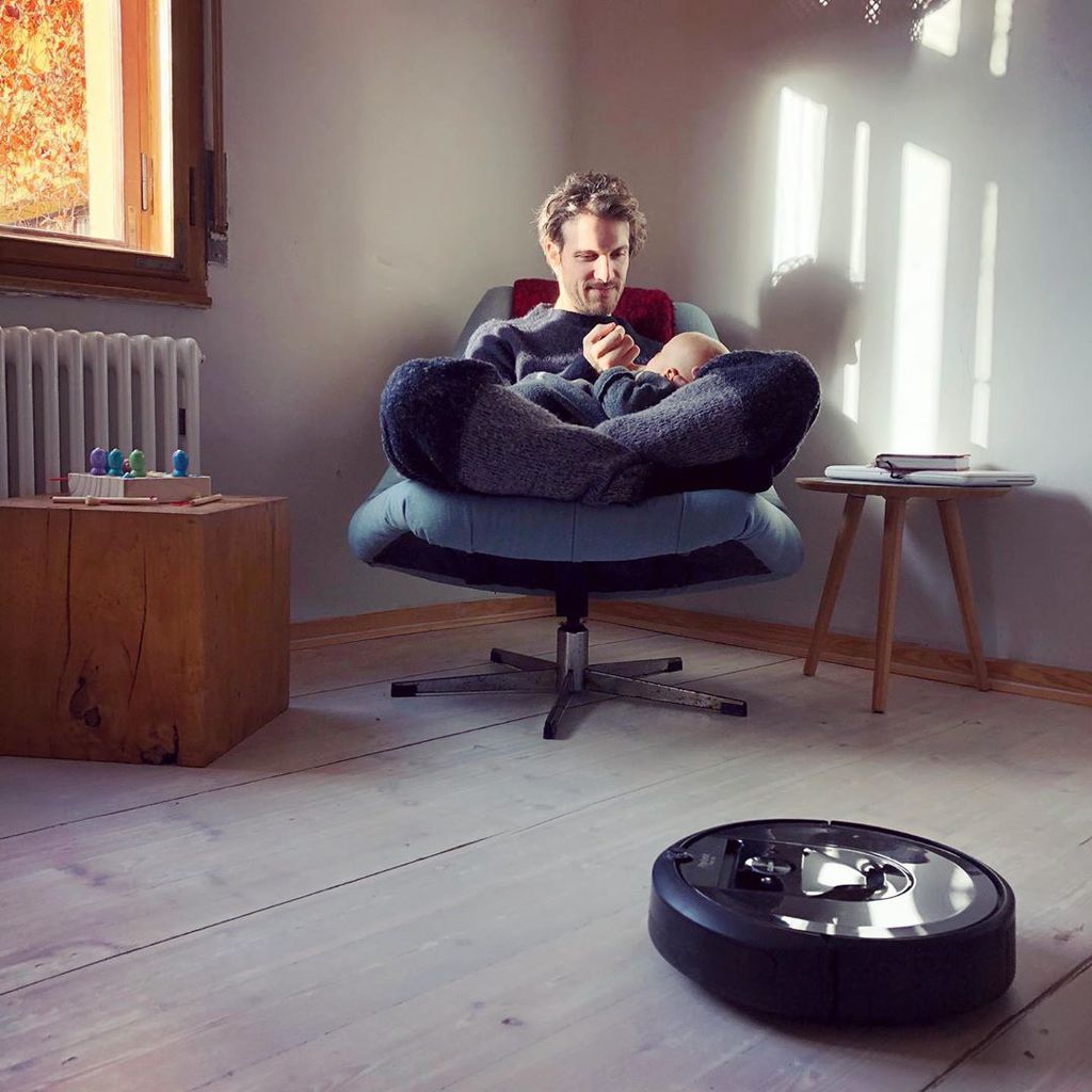 Thaddäus Meilinger mit seinem jüngsten Sohn