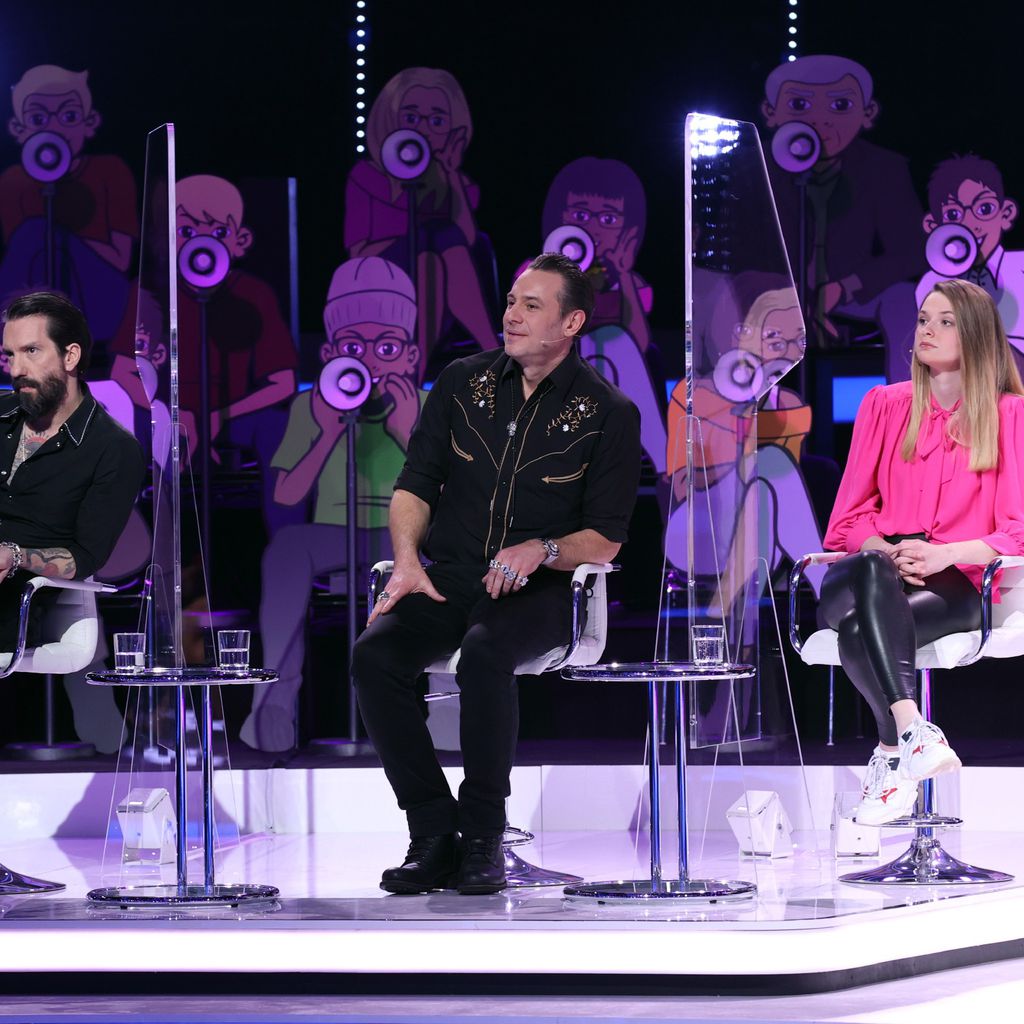 The BossHoss mit ihrem Superfan Marleen bei "I Can See Your Voice"