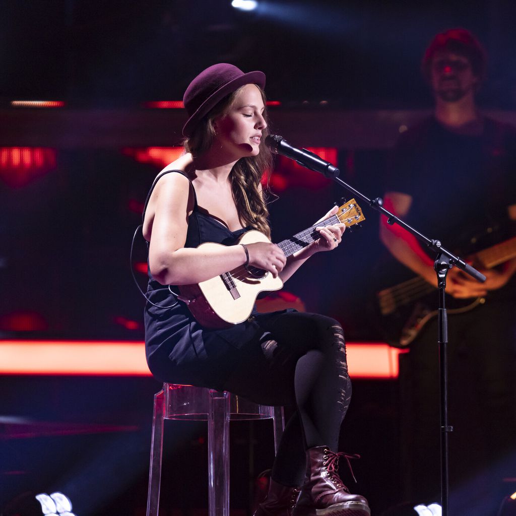 "The Voice"-Kandidatin Lisa-Marie während ihrer Blind Audition