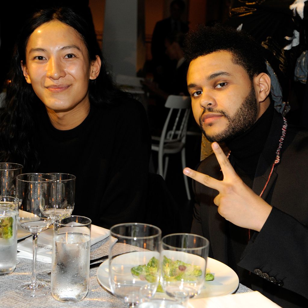 Musiker The Weeknd und Designer Alexander Wang 2016 in New York