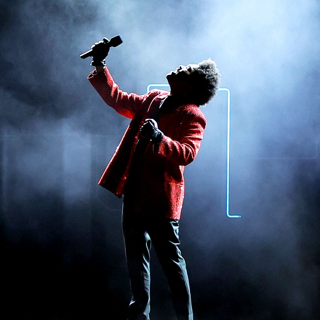 The Weeknd im Rahmen der Super Bowl LV Halbzeit-Show