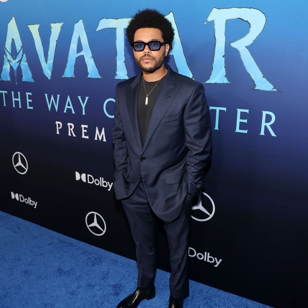 The Weeknd bei der Premiere von "Avatar: The Way of Water"
