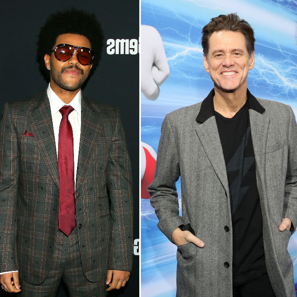The Weeknd und Jim Carrey
