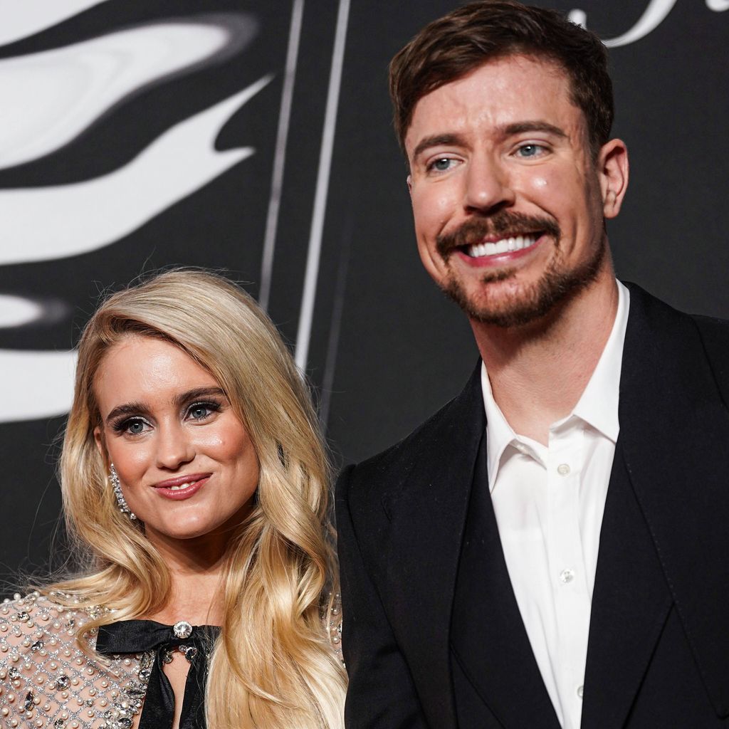 Thea Booysen und MrBeast (Jimmy Donaldson) bei den MTV Video Music Awards 2025 in der UBS Arena, Elmont, New York