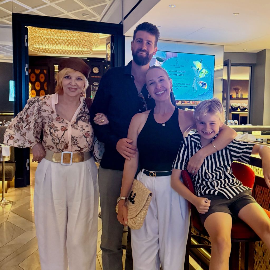 Thea, Roman, Melissa und Sebastian Gottschalk, August 2026