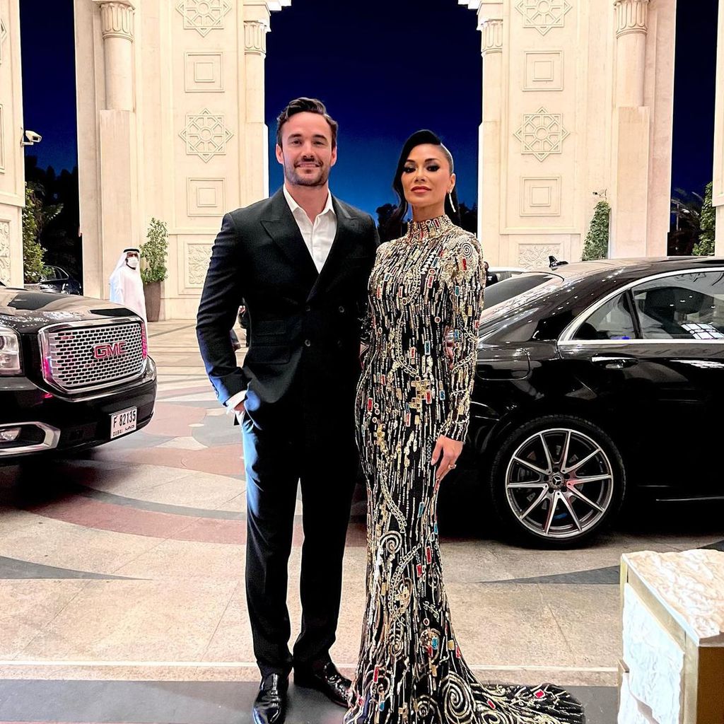 Thom Evans und Nicole Scherzinger im Dezember 2021
