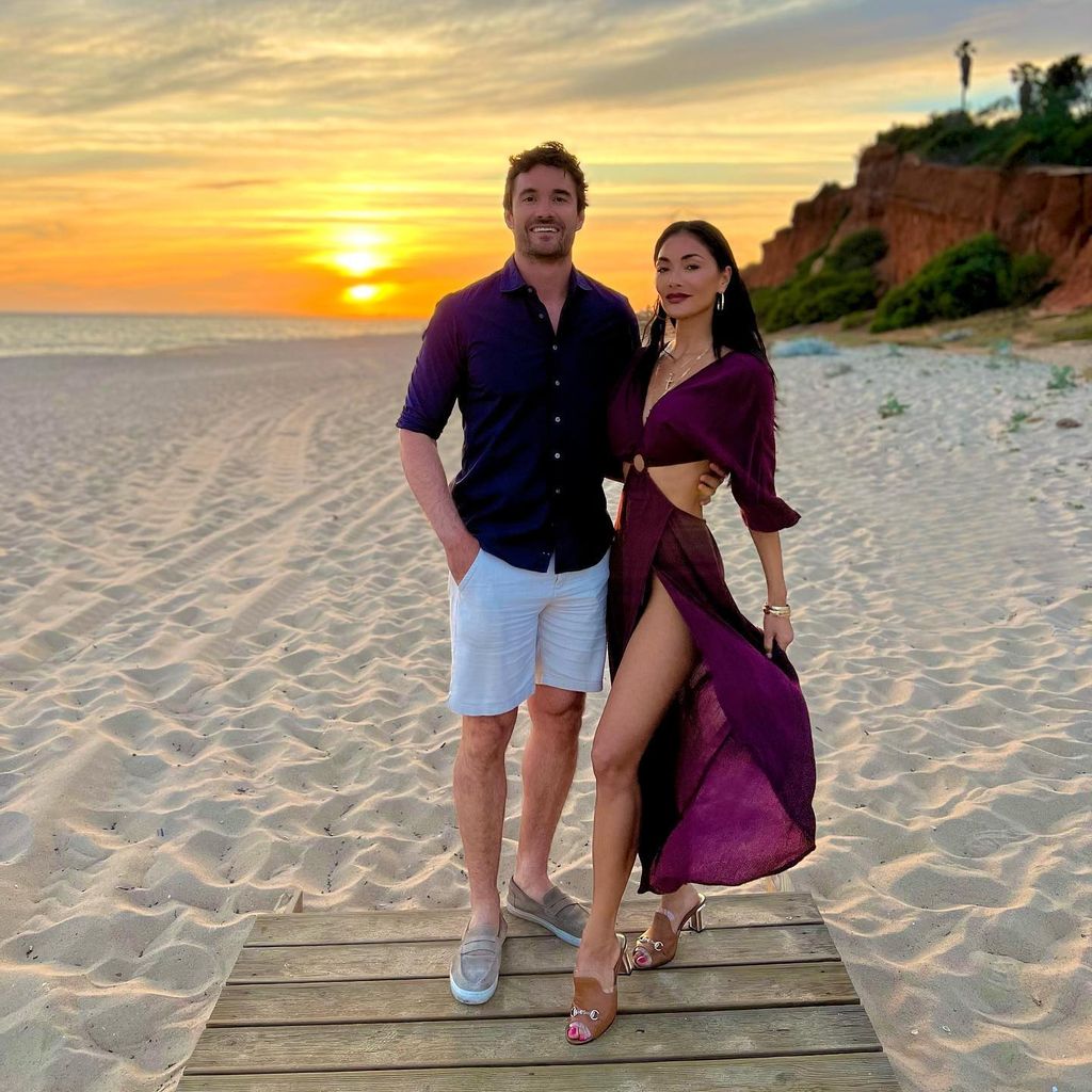 Thom Evans und Nicole Scherzinger in Portugal, 2023