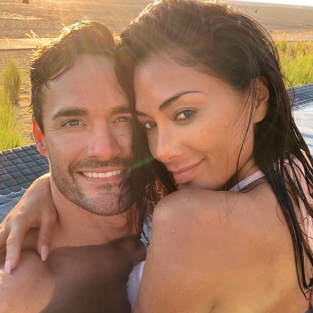 Thom Evans und Nicole Scherzinger im Januar 2020