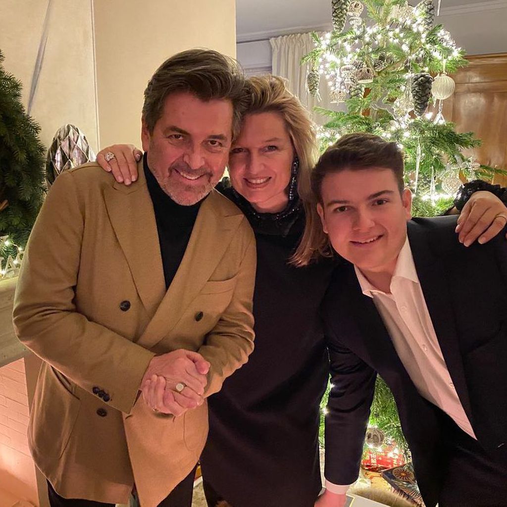Thomas Anders mit seiner Familie