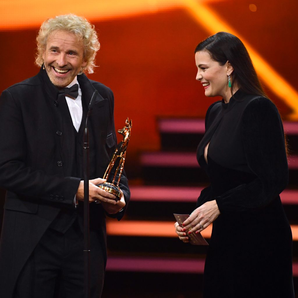 Thomas Gottschalk und Liv Tyler beim Bambi 2018