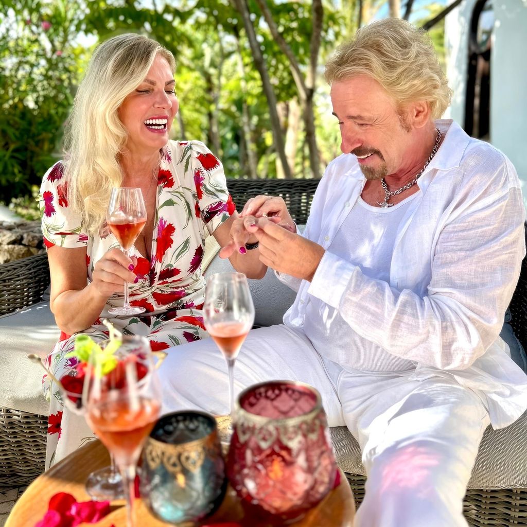 Karina Mroß und Thomas Gottschalk im Juni 2024
