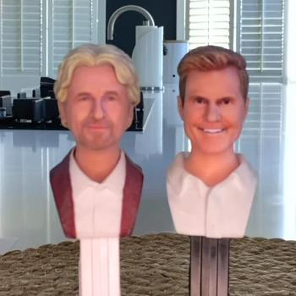 Thomas Gottschalk und Dieter Bohlen als PEZ-Figuren