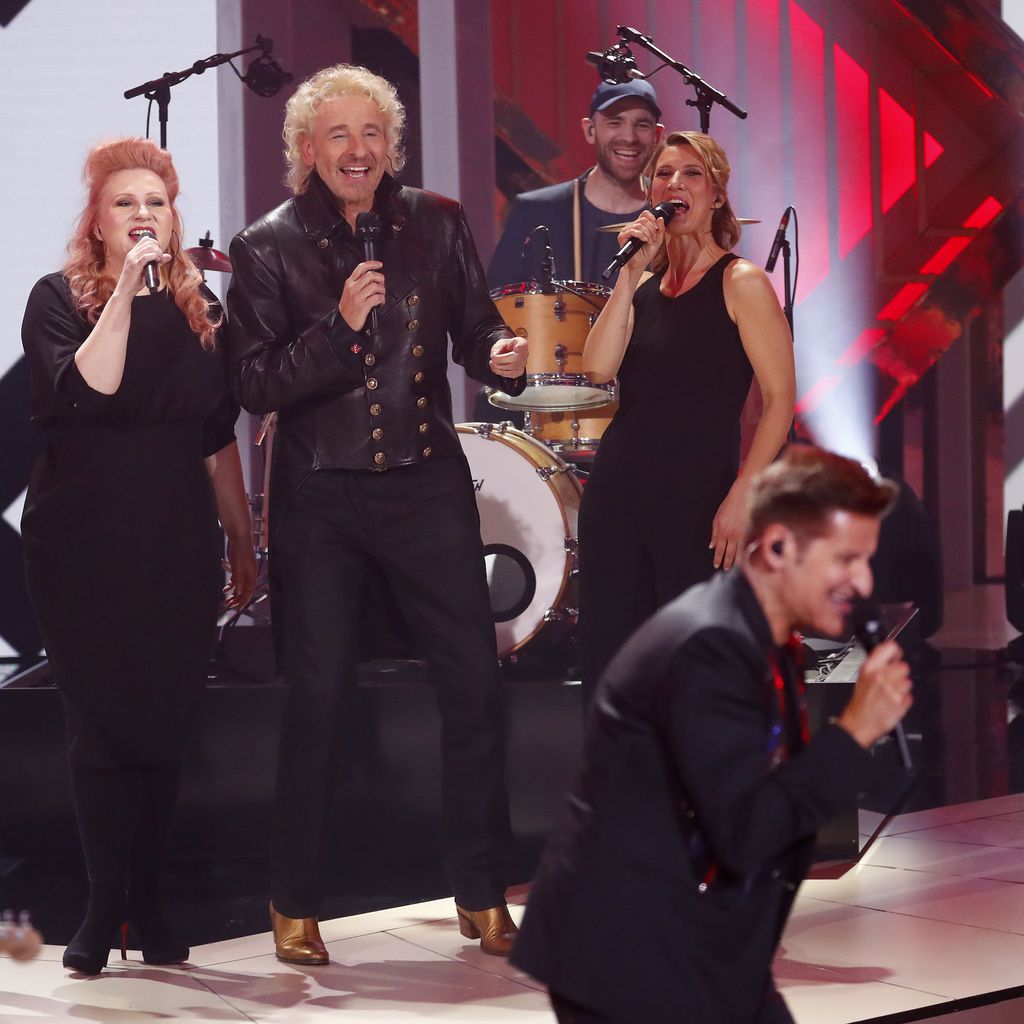 Thomas Gottschalk und Hartmut Engler im März 2019