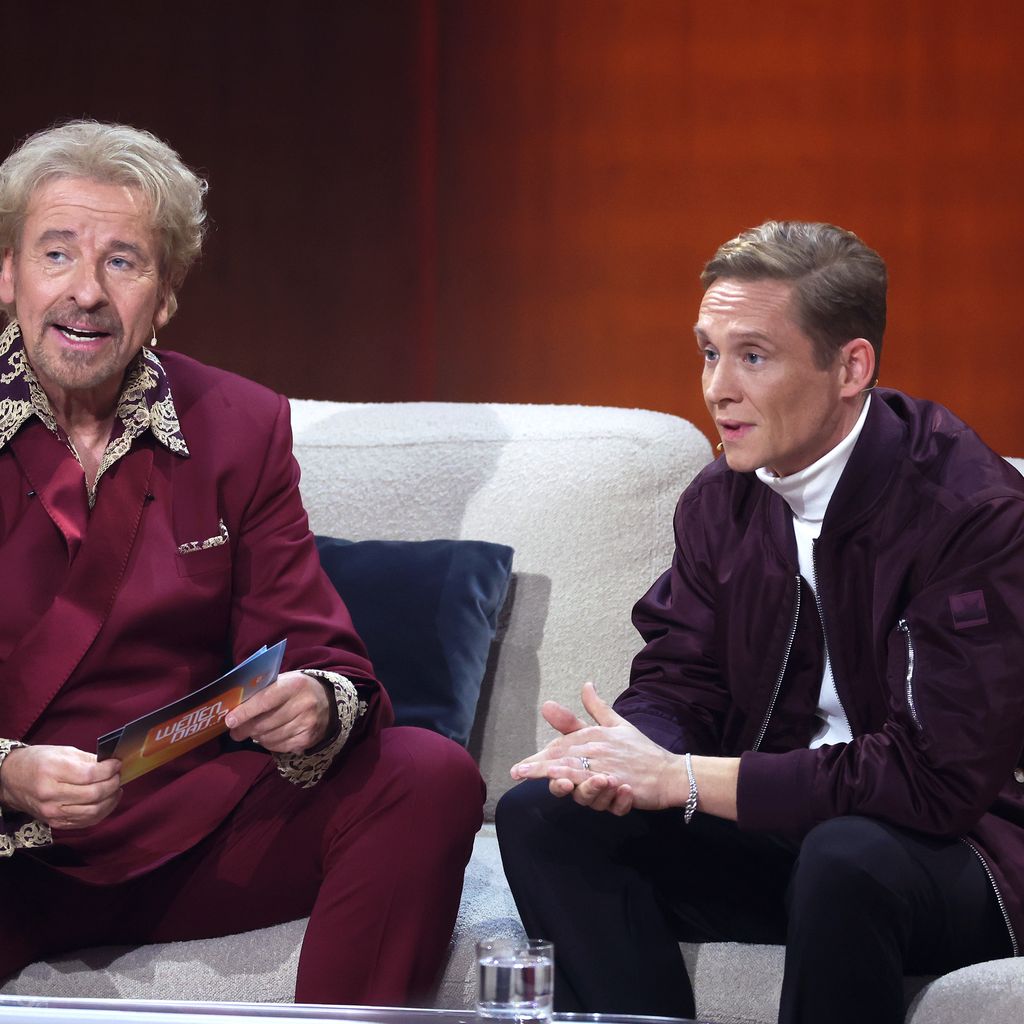 Thomas Gottschalk und Matthias Schweighöfer bei "Wetten, dass..?"